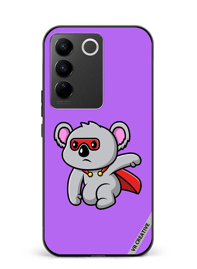 VR CREATIVE Protective Case Cover For Vivo V27e Hero Coala Design Multicolour - Image 1