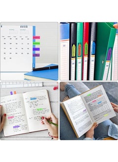 GBQ 500Pcs Sticky Index Labels 5 Colored Page  Pointed Style Writable Page Labels For Page Tag Classification Files  - Image 5