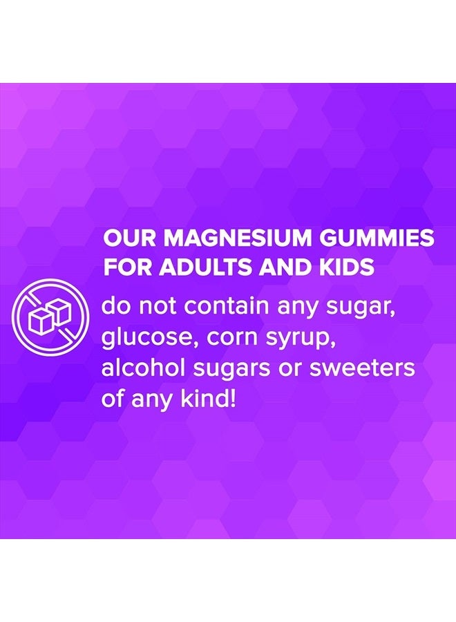 Natural BioScience Sugar Free Magnesium Gummies - 180 Gummies, Calming Anti-Stress Gummies, Magnesium Supplement for Kids and Adults, Vegan, Gelatin-Free, Gluten-Free, Non-GMO, Delicious Natural Raspberry Flavor (180) - Image 5