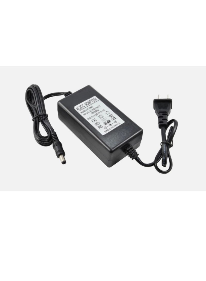 Replacement Power Adapter for 5V 4A 20W  USB Hubs & Other 5V Devices 5.5mm x 2.1mm 5.5x2.1