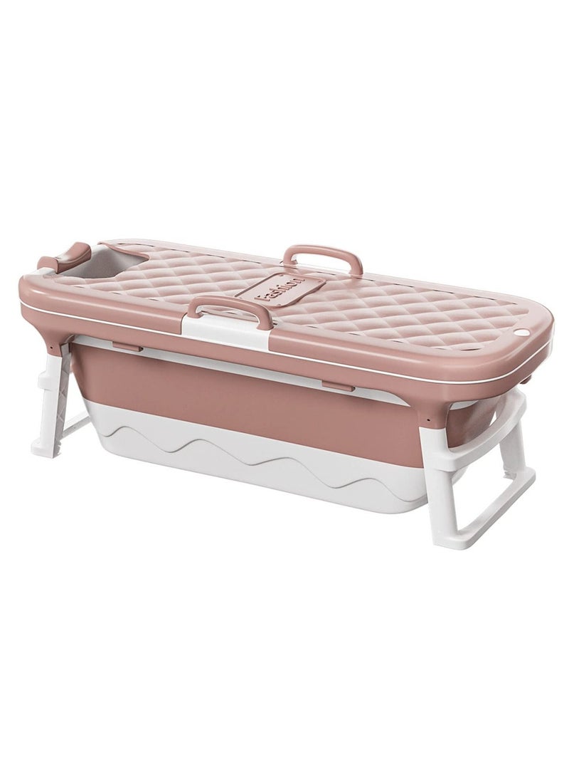 DubaiGallery Portable Bathtub For Adults, Foldable Children Tub Household Bath Basin, Constant Temperature with Cover - Image 3