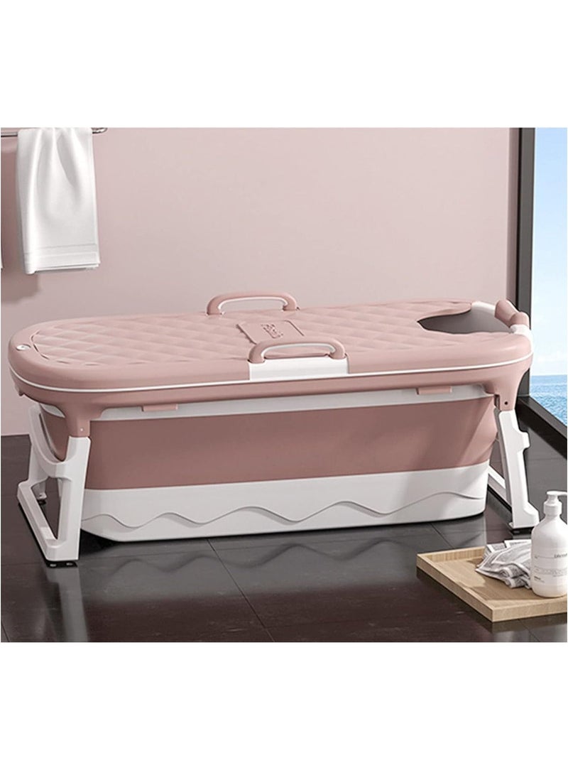 DubaiGallery Portable Bathtub For Adults, Foldable Children Tub Household Bath Basin, Constant Temperature with Cover - Image 4