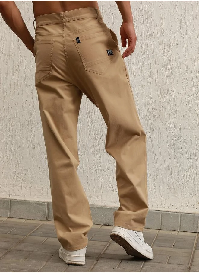 Hubberholme Relaxed Fit Pants with Pockets by Styli