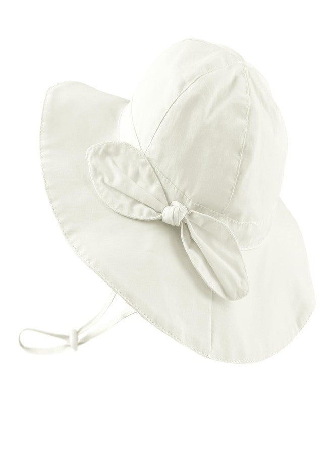 OMUKY Baby Sun Hat Toddler Bucket Hats UPF 50+ Sun Protection Summer Beach Hats Infant Wide Brim Hat(Beige,46cm) - Image 1