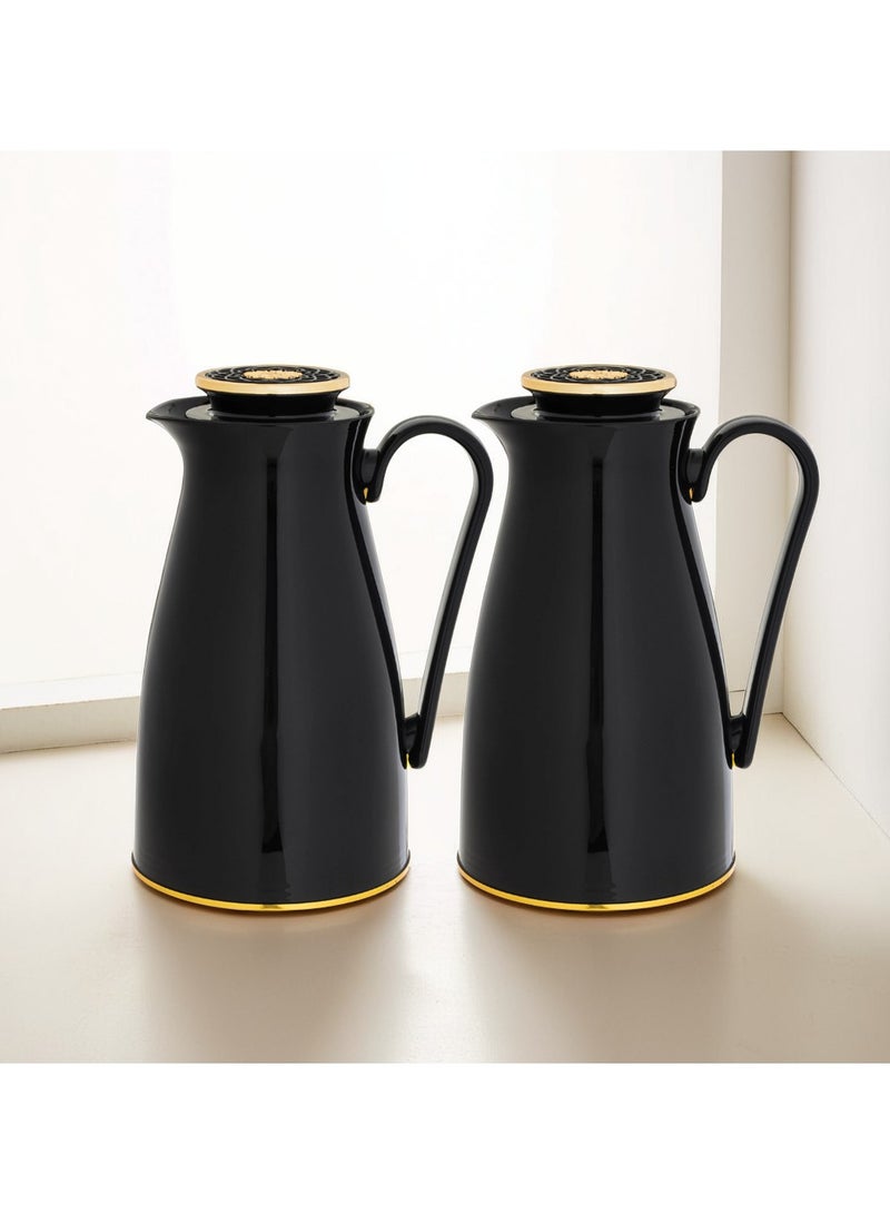 Alaska Thermos Set for Tea and Coffee Classic Design Black Color - Image 1