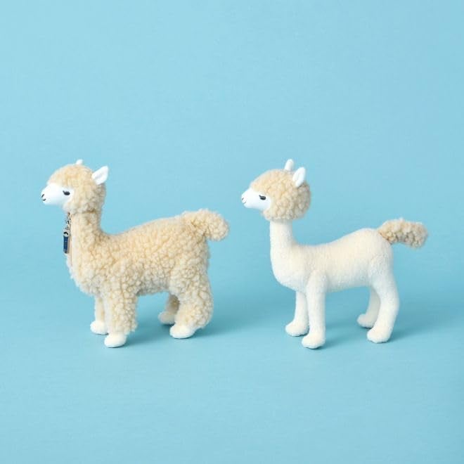 Furvana Alpaca Stuffed Animal Llama Plush Toy Cute Alpaca Plushie Sleeping Pet Buddy Llama Stuffed Animal Birthday Gifts for Girls Kids Christmas Small Plush Toy - Image 5