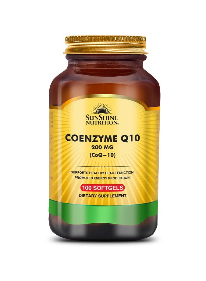 Sunshine Nutrition Coenzyme Q10 200mg (100 Softgels)