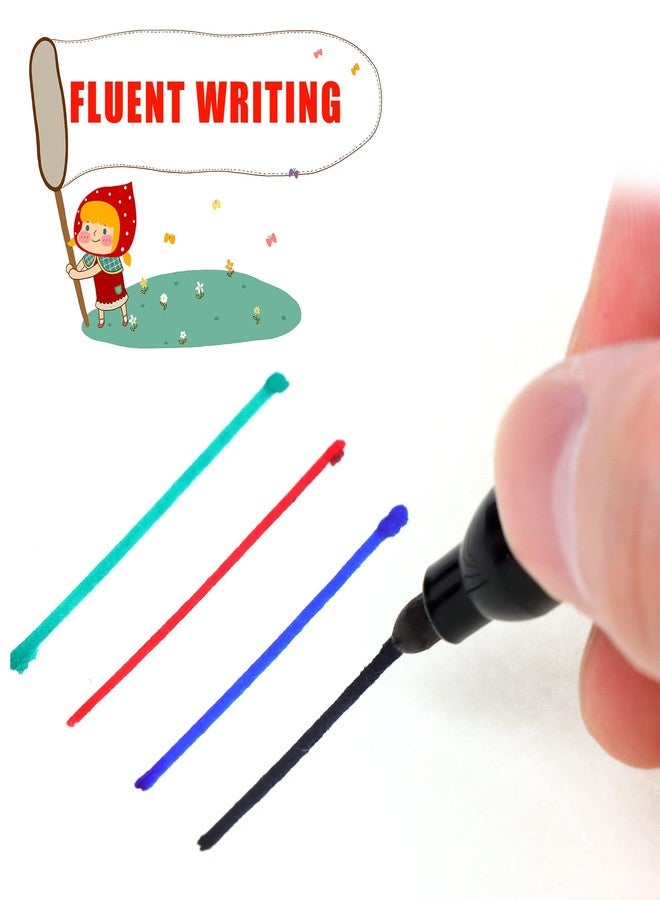 Welecom 50 Pcs Mini Permanent Markers with Cap Clips Golf Ball Marker Pen Dry Erase Markers with Triangle Hook Golf Keychain Clips for Badge Colorful Ink Pens for Office School Outdoor Activities,Fine Point - Image 5