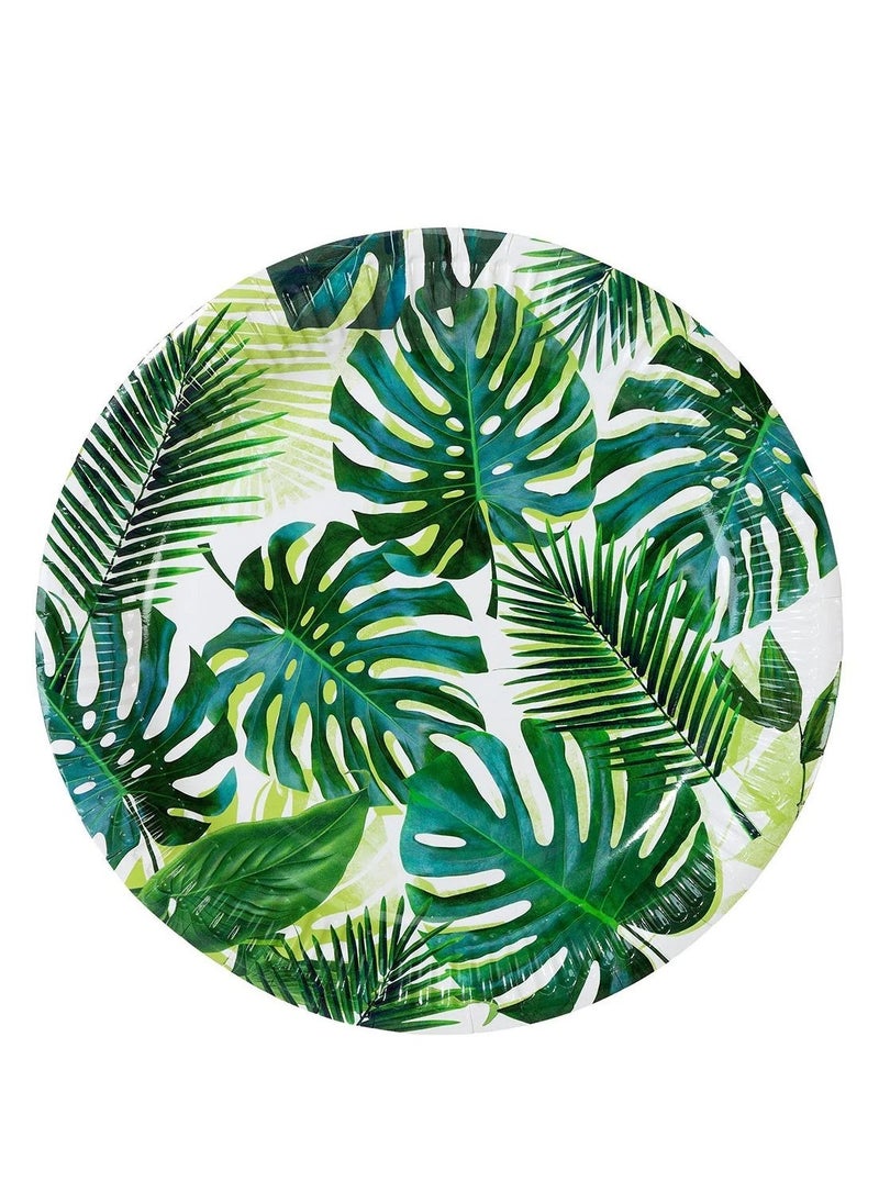 Talking Tables Tropical Fiesta Palm Leaf Paper Plates  - Image 2