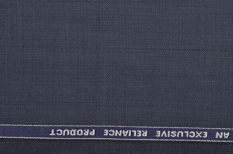 VIMAL JONNEY Men's Polyester Unstitched 1.3 Meters Trousers Fabric (Blue, Free Size) - Image 3