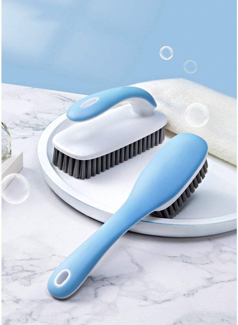 HOMESTAR Professional Shoe & Laundry Brush Set - Multi-Surface Cleaning Brushes With Reinforced Bristles | Durable PP+PET Material & Ergonomic Non-Slip Handle | Convenient Hanging Hole For Storage | Perfect For Sneakers, Clothes & Home Cleaning - Image 1