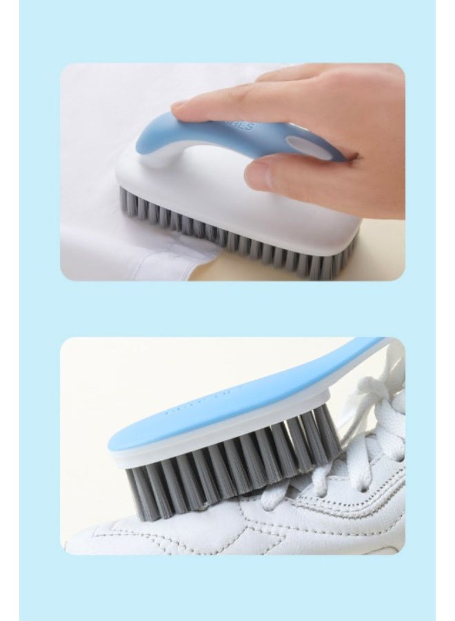 HOMESTAR Professional Shoe & Laundry Brush Set - Multi-Surface Cleaning Brushes With Reinforced Bristles | Durable PP+PET Material & Ergonomic Non-Slip Handle | Convenient Hanging Hole For Storage | Perfect For Sneakers, Clothes & Home Cleaning - Image 3