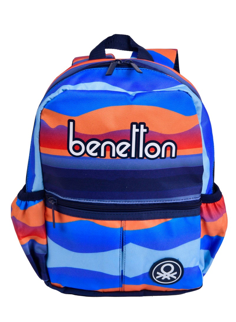 UNITED COLORS OF BENETTON Benetton 13417 Preschool Backpack Blue - Image 1
