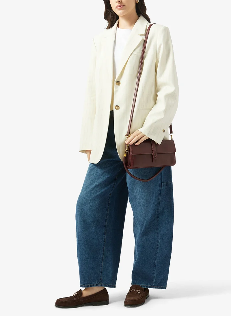 ايلا حقيبة كتف بإبزيم من الشرق إلى الغرب