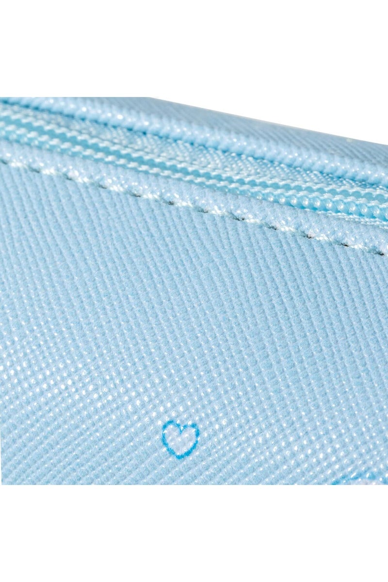 Deli EH902 Pencil Pouch 19x5x5cm Blue/Pink - Image 4