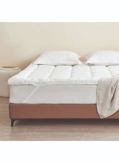 Kunzita Home Microfiber Mattress Topper with Elastic Corner - 180x200 cm  - Image 1