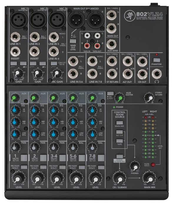 Mackie 802VLZ4, 8-channel Ultra Compact Mixer with High Quality Onyx Preamps - Image 3