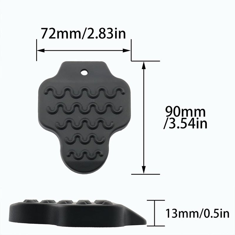 Dghaop Bicycle Pedal Lock Piece Protective Cover Compatible With Look Keo Nonskid Nail Bicycle Shoe Cleats Protector For Look Keo Pedals Systems - Image 2