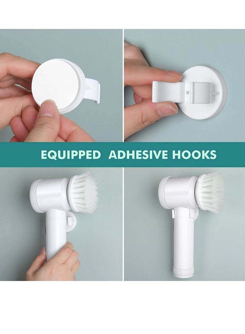 Magic Brush Electric Spin Scrubber, Electric Cleaning Brush with 3 Brush Heads,Bathroom Rechargeable Scrub Brush,Shower Scrubber for Cleaning丨Wall/Bathtub/Toilet - Image 3