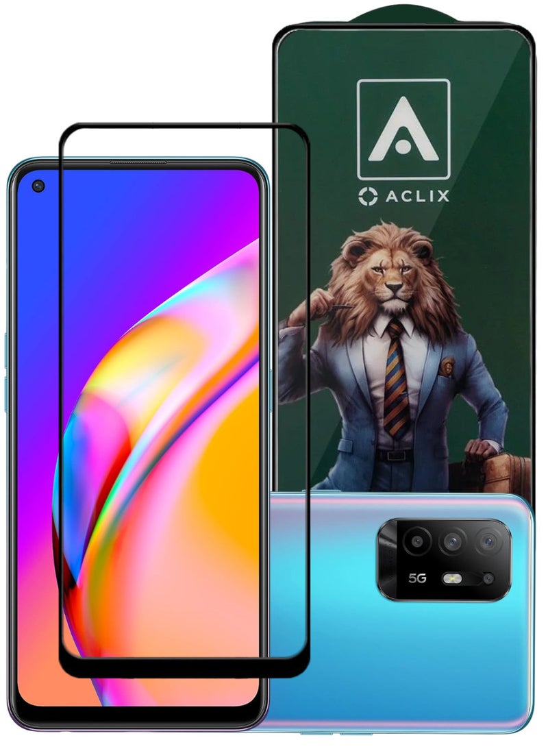 ACLIX Antistatic ESD Dustproof Premium Quality High Definition Tempered Glass Screen Protector Designed For Oppo A94 5G - Image 1