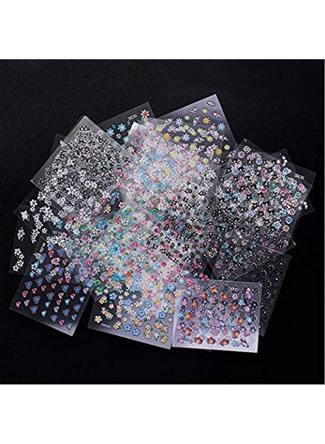 CJESLNA New 50 Sheets 3D Design Nail Art Sticker Tip Decal Manicure - Image 4