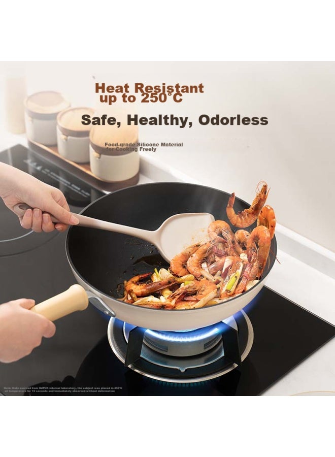 SUPOR Supor Silicone Soup Ladle, Large Size, Food-grade, Non-stick, Suitable For Wok, Frying Pan, Flat Bottom Pan, Soup Pot, Hot Pot, Heat-resistant Kitchen Utensil  - Image 5