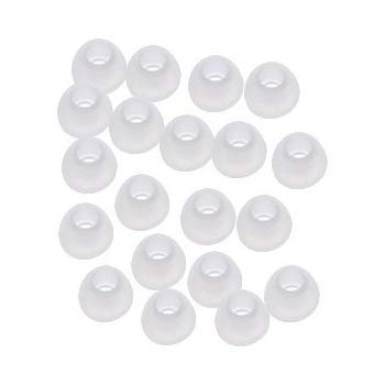 Earbudz 10 Pairs Small Silicone Replacement Earbud Ear Tips (Clear) - Image 4