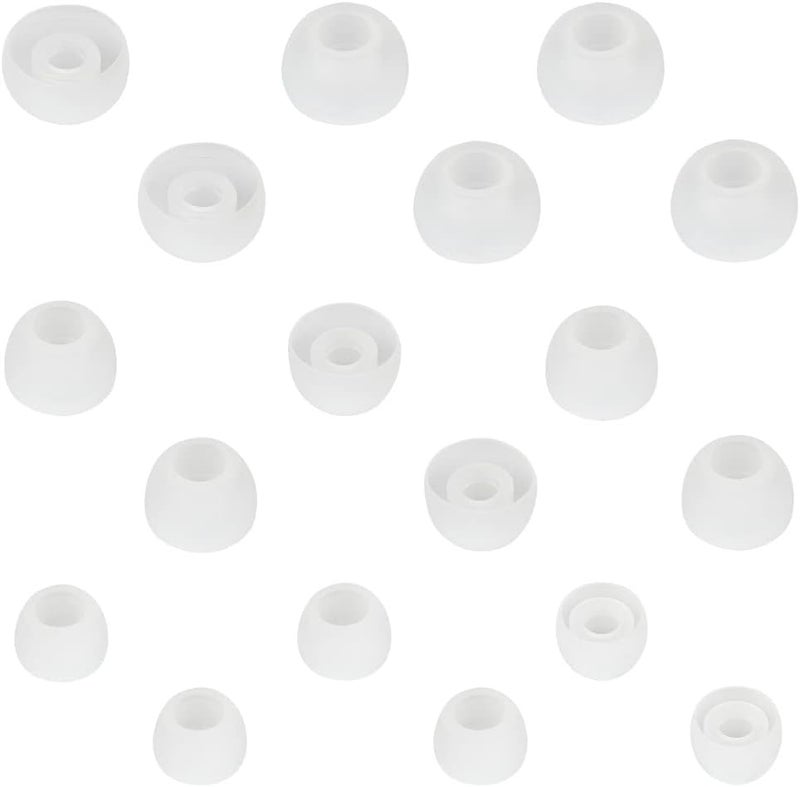 Earbudz 10 Pairs Small Silicone Replacement Earbud Ear Tips (Clear) - Image 1