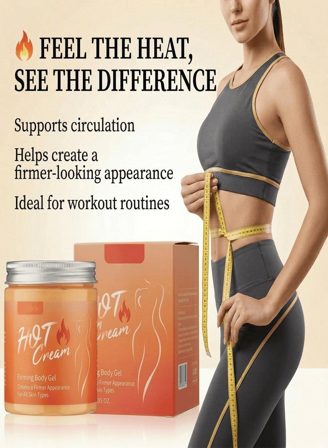 Ganrek Cellulite Cream for Belly & Thighs – Warming Sweat Gel for Workout Support, Helps Improve the Appearance of Cellulite, Body Firming Cream for Active Routines, Fast-Absorbing, 8.82 oz - Image 2