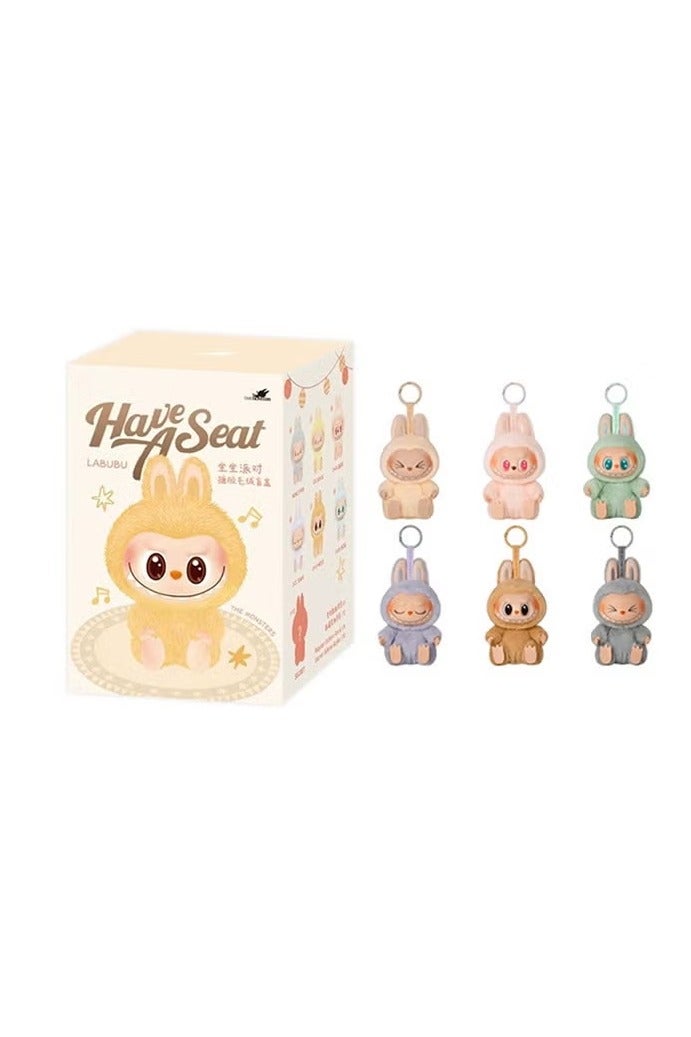 The Monsters - Have a Seat Vinyl Plush Blind Box, The Monsters Blind Box Figures, Random Design Action Figures Collectible Toys Home Decorations, Holiday Birthday Gifts, Single Box - Image 1