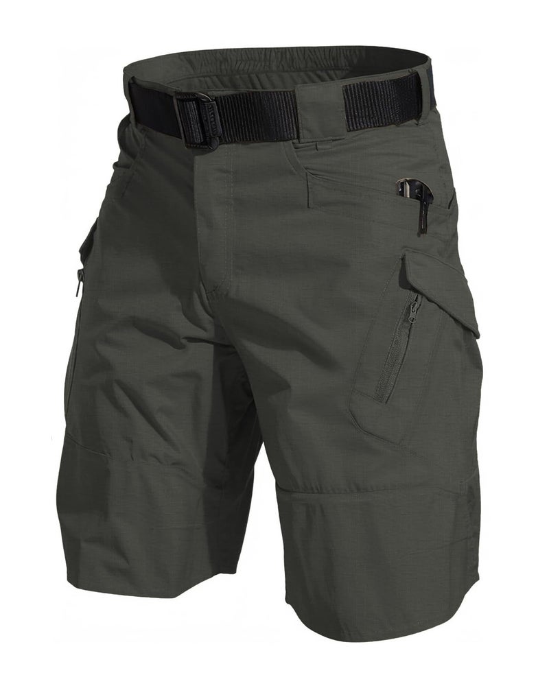 whox Mens Hiking Cargo Shorts Casual Tactical Waterproof Shorts for Work Golf Fishing with 6 Pockets(No Belt) Darkgrey - Image 1