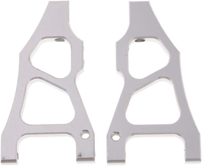 klarako 2x166019 Front Lower Suspension Arms for 1:10 HSP 94177 RC Truck Hobby Grade  Silver, as described - Image 3