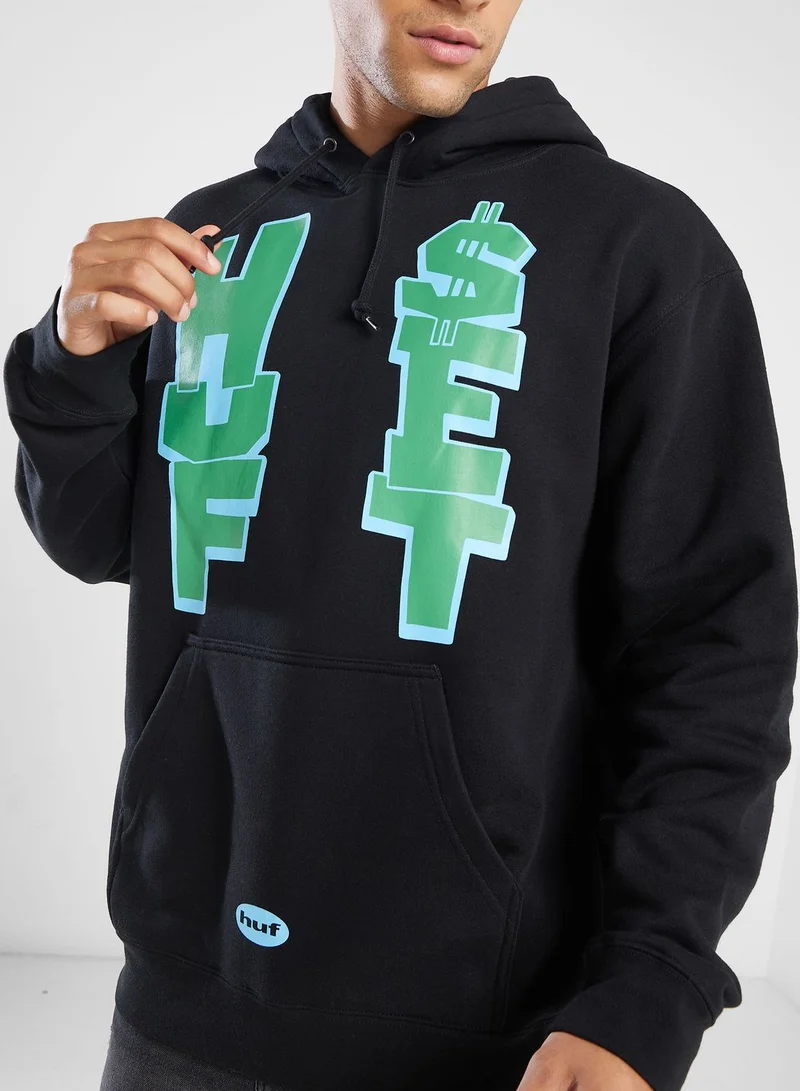 HUF Anthem Logo Hoodie