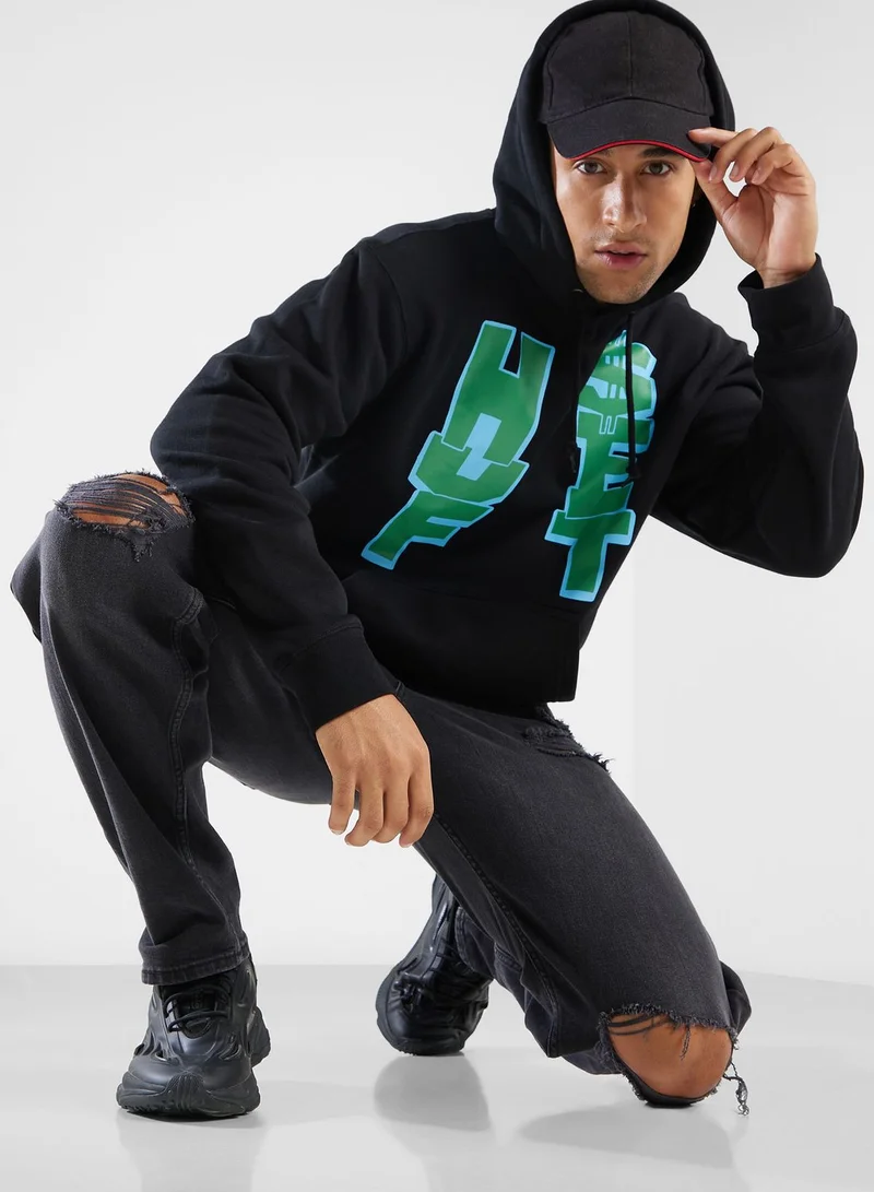 HUF Anthem Logo Hoodie