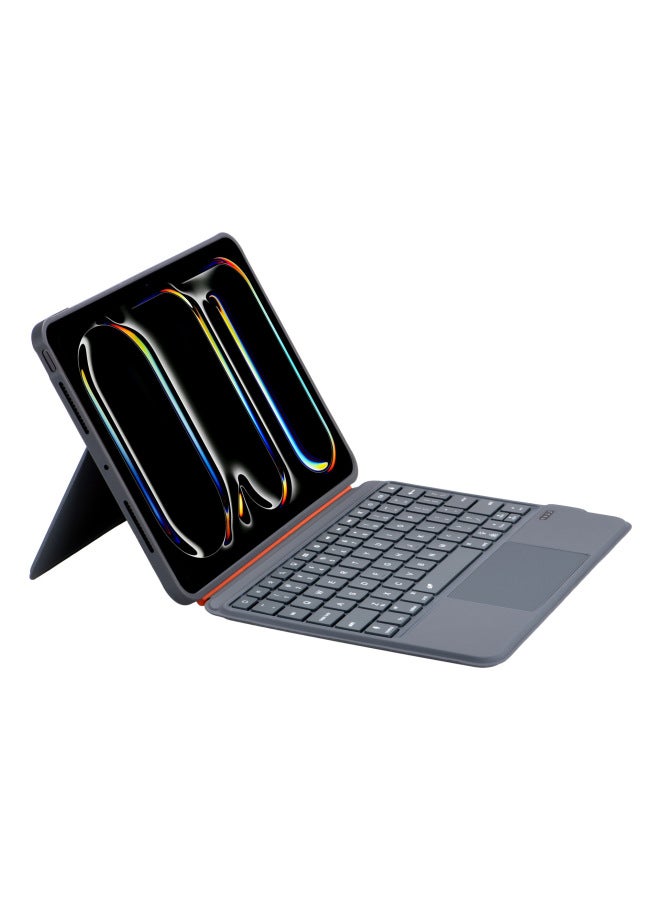Neutral M4 Magnetic Magic Keyboard Compatible With 2025 Ipad 11/ipad Pro 11/pro 13 Tablet Keyboard Leather Case - Image 1