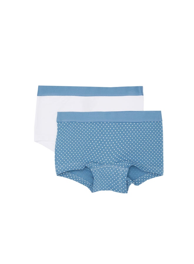 DeFacto Girl Regular Fit Underwear Knitted Boxer - 2 Pack  - Image 5
