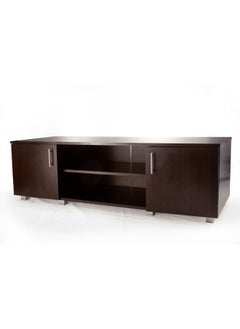 A Timeless Stand that Balances Classic Design with Practical Storage Solutions