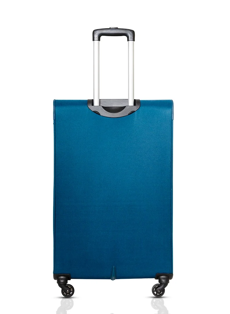 Skybags Set of 3 Luggage | Spotlight 4W Str (E) | Polyester Soft Sided 360° 4 Wheels Spinner Trolleys- Cabin-20 Inch| Medium-24Inch| Large- 28 Inch| Blue