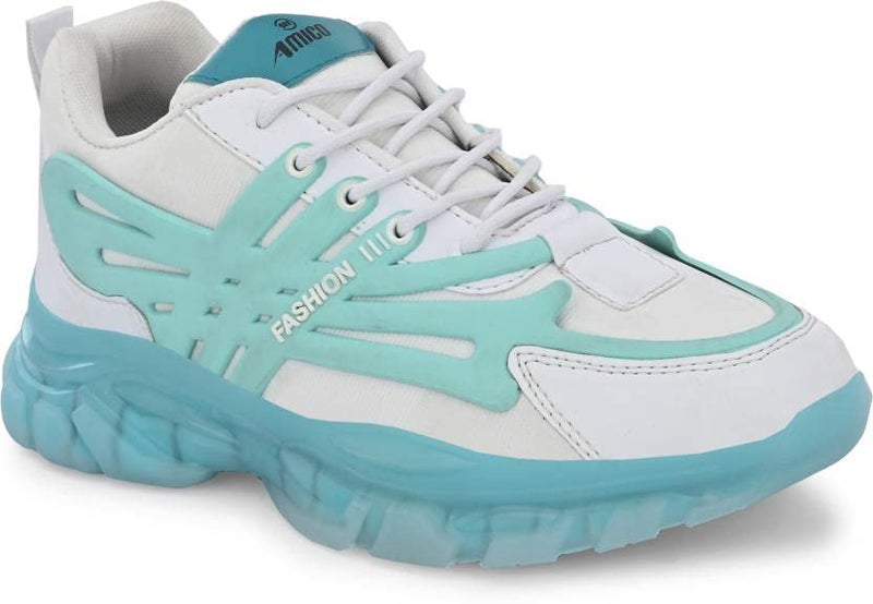 Amico Sports Running Shoes for Men Outdoors for Men White - Image 1