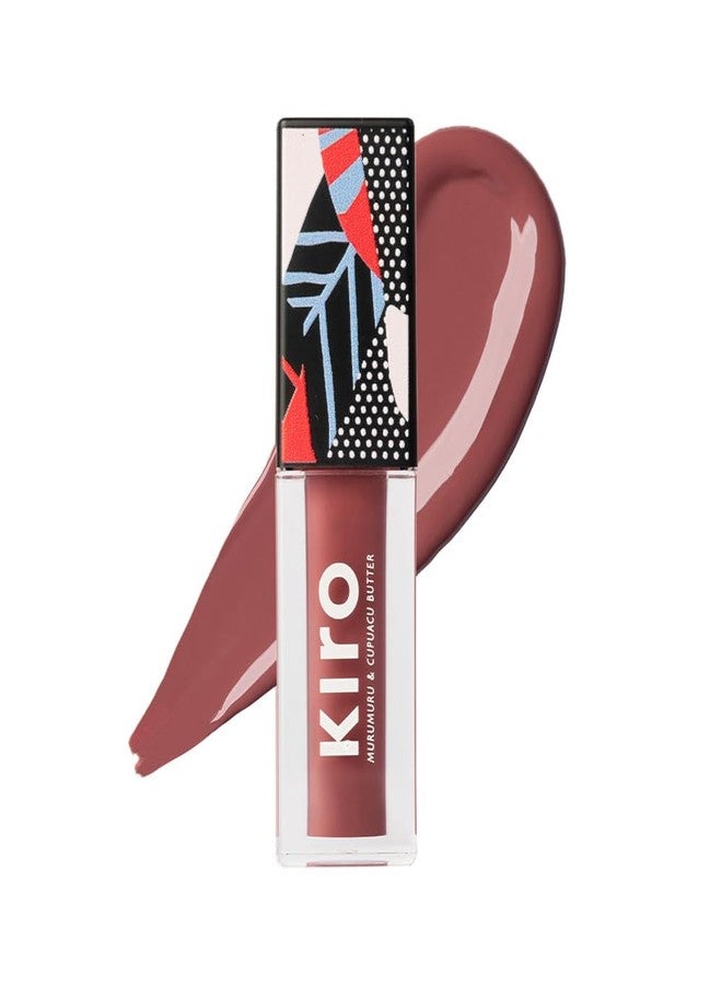 Kiro Glossfinity Crème Gloss - Berry Burst, 5ml | High-Shine Nude Lip Gloss | Hydrating, Non-Sticky Formula | Enriched with Murumuru & Cupuacu Butters | 8 Shades for Every Indian Skin Tone - Image 1