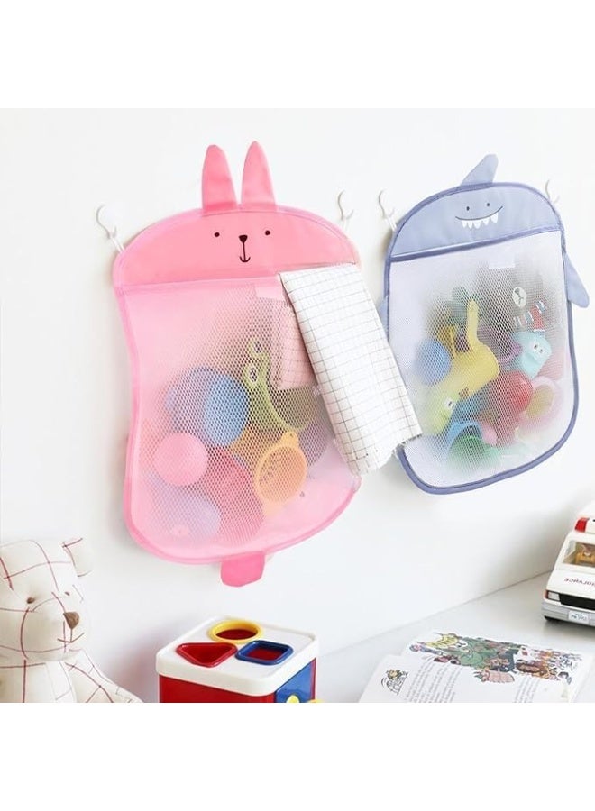Kids Hanging Mesh Toy Storage Organizer Bag 38×36 cm – Space-Saving Wall & Door Hanging Mesh Storage for Toys - Image 3