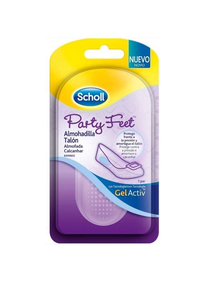 شول وسادة كعب قدم بارتي من شول، زوج واحد - Image 1