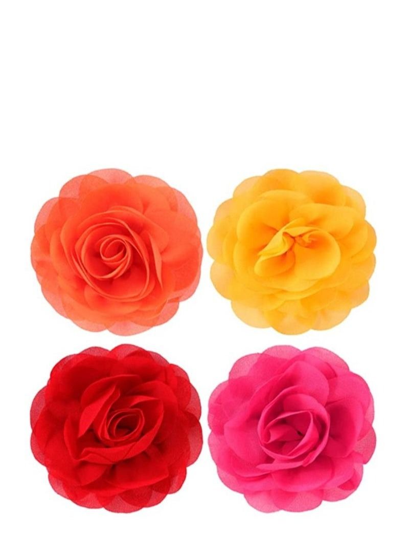 4 Pieces Dog Flower Bow Collar Multicolored Pet Bow Collar Dog Charms Flower Set for Puppy Dog Collar Cat Pet Grooming Accessories - Image 3