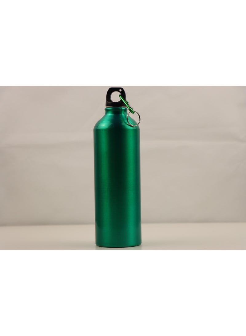 Ozono Aluminium water bottle, 500ML, Green - Image 1