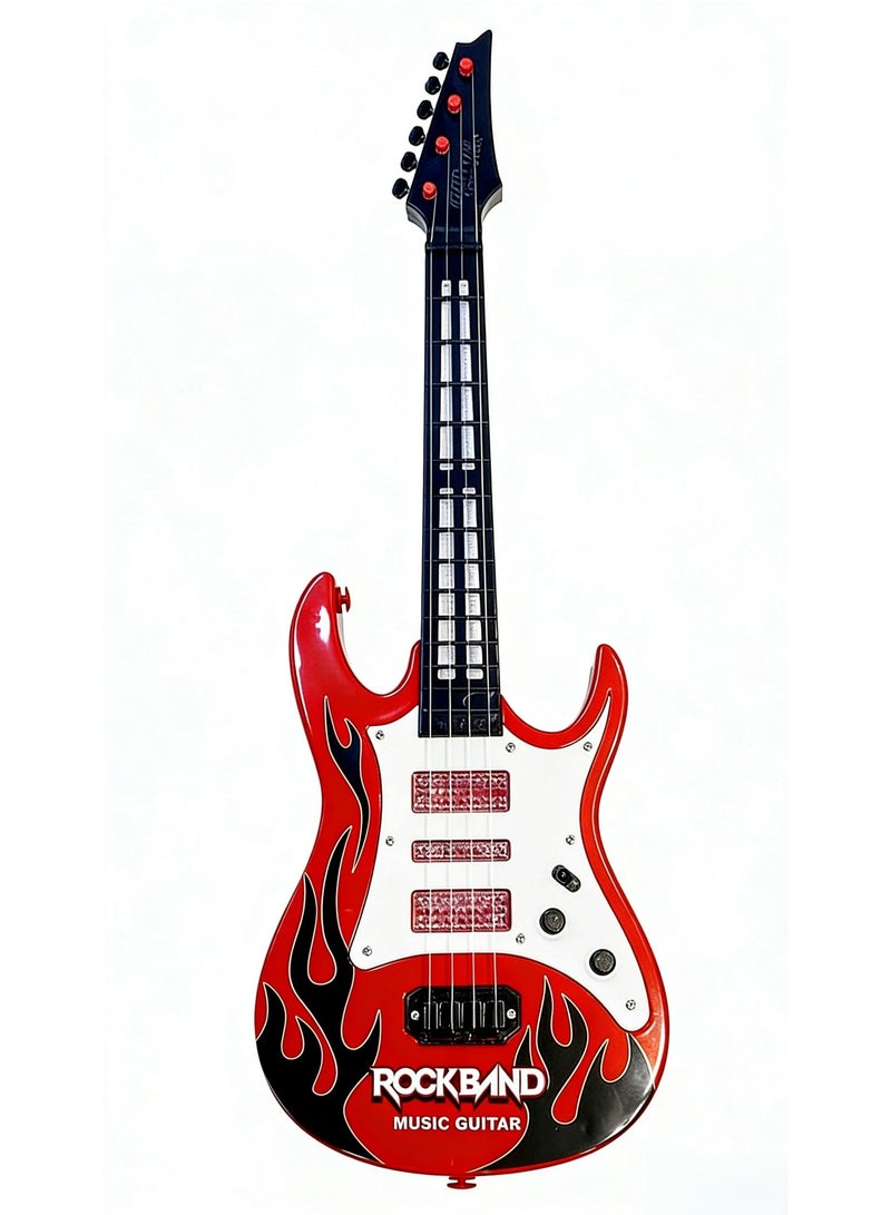 أُذْرِيَّة آلة موسيقية لعبة جيتار لطفل صبي أطفال - Image 1