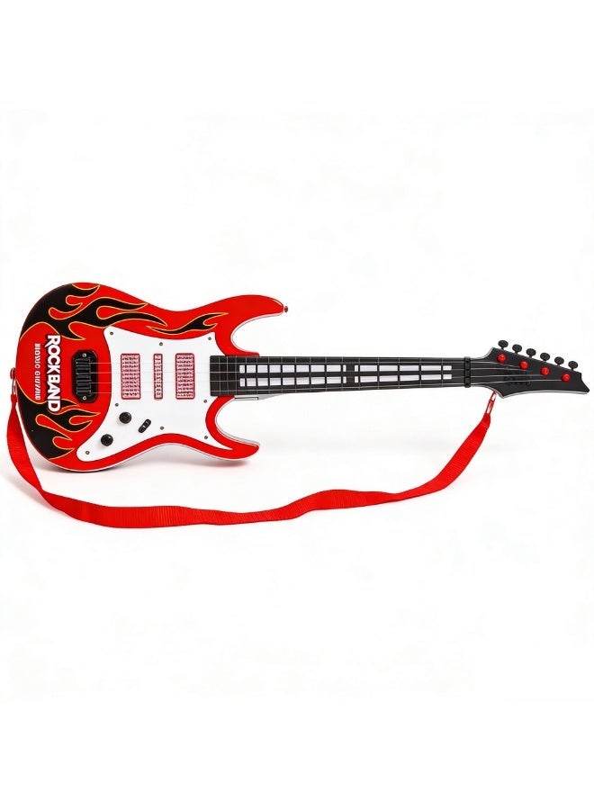 أُذْرِيَّة آلة موسيقية لعبة جيتار لطفل صبي أطفال - Image 3