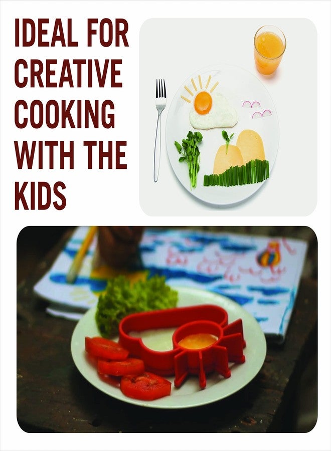 Monkey Business Sunnyside: Fun Egg Ring | Sun- and Cloud-Shaped Egg Mold | Cute Kitchen Accessories | Egg Rings for Frying Eggs | Silicone Egg Mold to Serve Eggs in a Fun Way | Cool Kitchen Gadgets by Monkey Business - Image 3