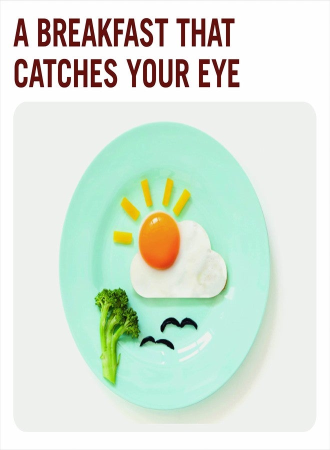 Monkey Business Sunnyside: Fun Egg Ring | Sun- and Cloud-Shaped Egg Mold | Cute Kitchen Accessories | Egg Rings for Frying Eggs | Silicone Egg Mold to Serve Eggs in a Fun Way | Cool Kitchen Gadgets by Monkey Business - Image 2