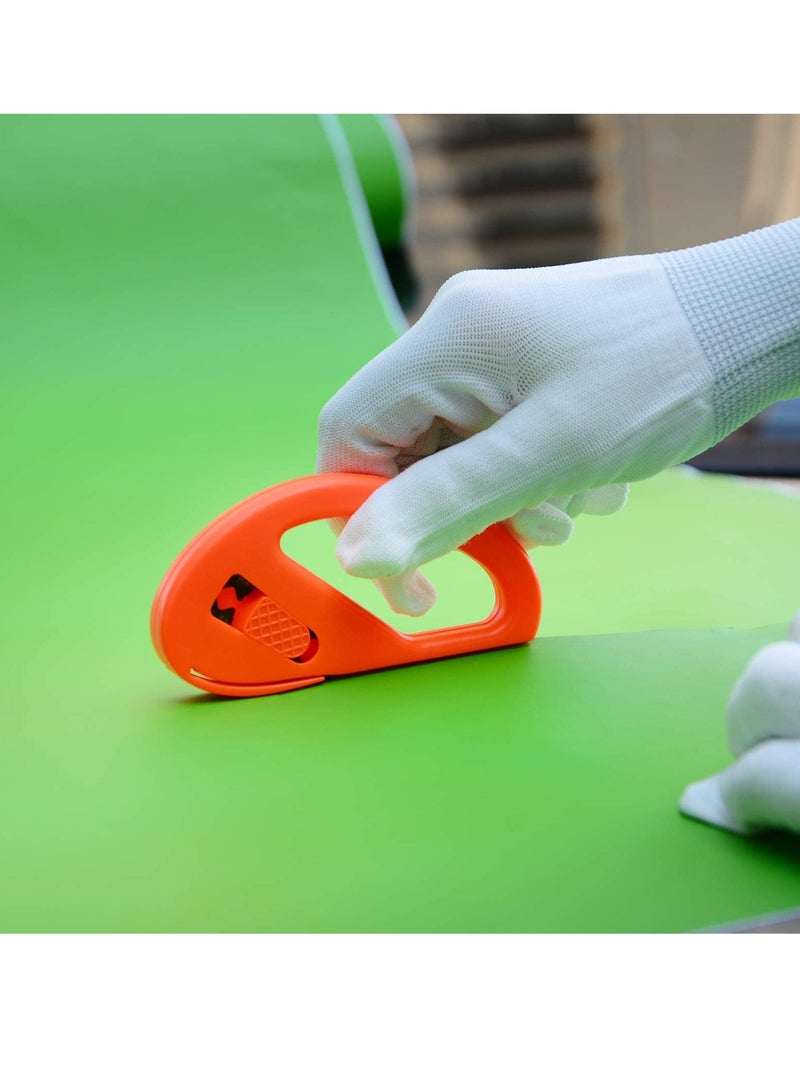 KASTWAVE 4pcs Safety Cutter, Vinyl Film Cutter, Car Packaging Cutting Tool for Paper, Carbon Fiber Vinyl Film and Other Auto Styling Film Cutting, - Image 5