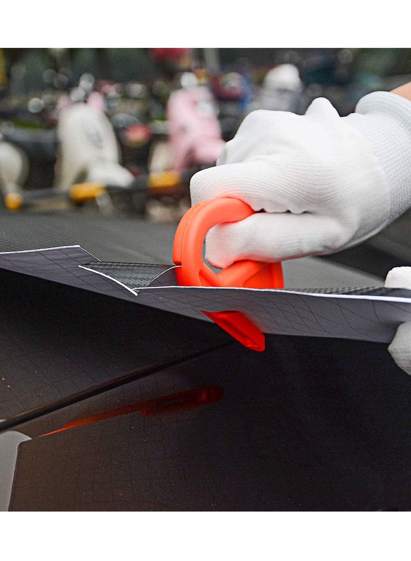 KASTWAVE 4pcs Safety Cutter, Vinyl Film Cutter, Car Packaging Cutting Tool for Paper, Carbon Fiber Vinyl Film and Other Auto Styling Film Cutting, - Image 4